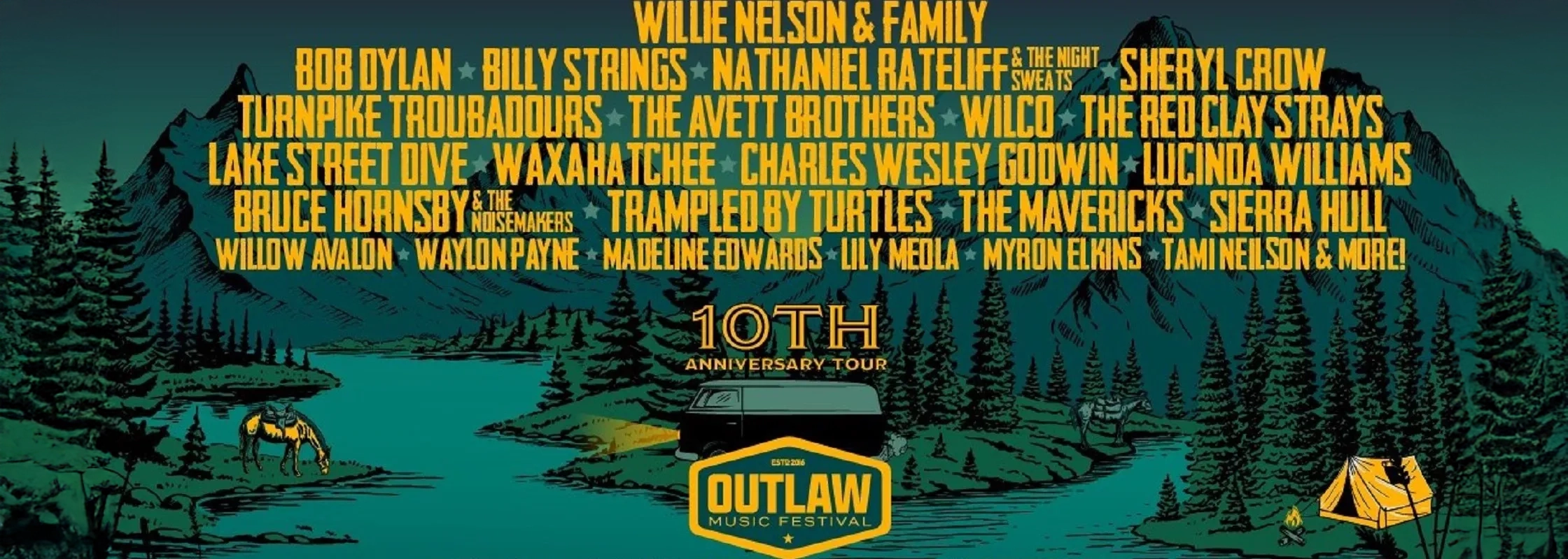 Outlaw Music Festival: Willie Nelson, Bob Dylan, Sheryl Crow & Waxahatchee